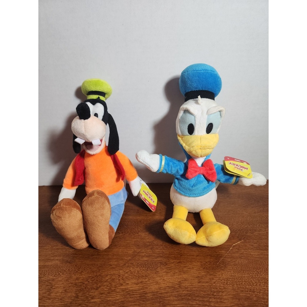 2019 NWT Disney Jr. Mickey Mouse Clubhouse Plush‎ Donald Duck And Goofy